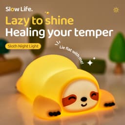 Kawaii Animal Led Table Lamp Toddler Night Light Silicone Kids Toy Gifts Bedroom Bedside Desk Room Decor Rechargeable Mood Light
