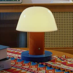 Mushroom Table Lamp USB Rechargeable LED Touch Desk Light Warm Color Night Light