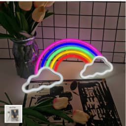 LED Night Light Neon Rainbow Cloud USB or Battery Love Pride Bedroom Living Room Wedding Party Decoration Birthday Gift lamp