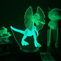 3D LED Dinosaur Nightlight For Kids Child Bedroom Decor Birthday Gifts Bedside Lamp Spinosaurus Figure Room Decoration