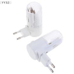 〔YY32〕 2 Pcs Emergency Light Wall Lamp Home Lighting LED Night Light EU Plug
