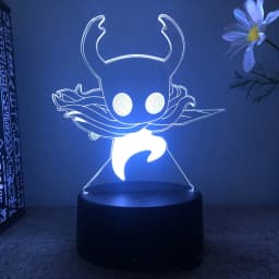 Hollow Knight Game 3D Lamps Led RGB Neon Night Lights Birthday Toys Cool Gift For Friends Kid Bed Room Table Colorful Decoration