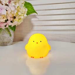 Cute Cartoon Night Light for Kids Bedroom,Toast Bread/Chick/Duck Shaped Led Lamp,Battery Powered or Rechargeable Optional,Gift
