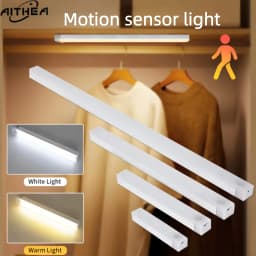 AITHEA LED Motion Sensor Light Wireless Night Light Type C Rechargeable Cabinet Wardrobe Lamp Staircase Backlight For Kitchen