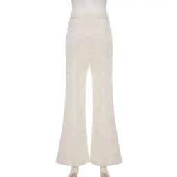 Vintage Y2K Korean Streetwear Pants Woman Low Rise Straight Loose Beige Trousers Button Up Basic 2000S Women Casual Pants