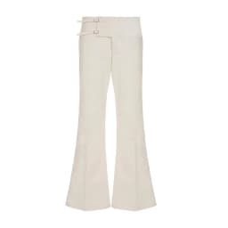 Vintage Y2K Korean Streetwear Pants Woman Low Rise Straight Loose Beige Trousers Button Up Basic 2000S Women Casual Pants