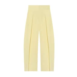 Spring 2026 Women's Commuter Balloon Pants Casual Trousers mid High Waist Zipper Fly Pleated Long Pants Fashionable New Arrival