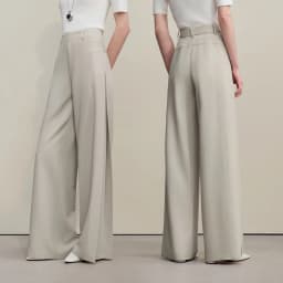 Amii Women's Wide Leg Pants 2026 Summer New Loose Flowy Trousers Pleated Solid Versatile Casual Long Pants For Women 12642085