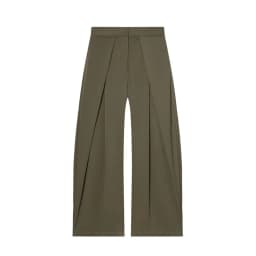 MUJER Black Baggy Pants Woman Pleated Wide Leg Pants for Women Striped Casual Women's Pants Spring High Waist Trousers Womens