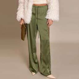 Fashion Loose Fit Lace Pants Women's Elastic High Waist Lounge Trousers 2026 2026 Spring New Lady Bohemian Casual Bottoms