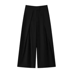 European and American 2025 autumn new women's clothing retro loose casual temperament simple pleated trousers