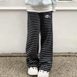 Y2K Japanese Kawaii Full Length Pants Women Cartoon Pattern Casual Trousers Harajuku Aesthetic Subculture Autumn Sweatpants