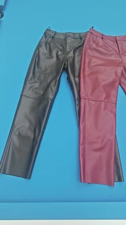 Cargo Pants Women 2026 New Korean Fashion Spring Autumn Genuine Leather Trousers Women Streetwear