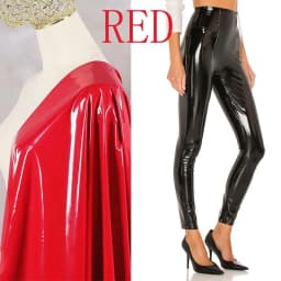 Shiny Patent Leather Cropped Pants Women Gothic Chic Splicing PU Leggings High Waist Faux Latex Trousers Wetlook Clubwear Custom