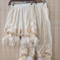 Japanese Original Design Lolita Bow Women's Pumpkin Pants Autumn New Sweet Cute Lace Hollow out Coral Fleece Leggings ladies