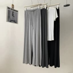 Drapey Straight-leg Pant For Women, Slimming High-waisted Wide-leg Casual Pants, Summer Floor-length Walking Pants
