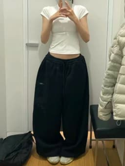 Y2K Streetwear Gray Sweatpants Woman Korean Oversized Loose All Match Sports Pant High Waist Drawstring Casual Wide Leg Trousers