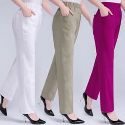 5XL New Long Pants Women High Waist Stretch Cotton Straight Trousers Women Loose Solid Work Office Ladies Pants