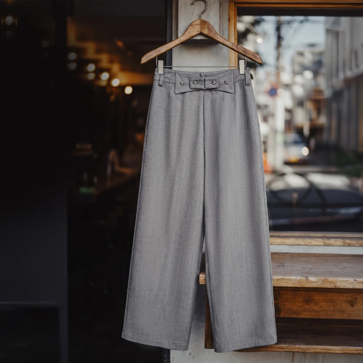Maden 2026 New Vintage Old Money Grey Suit Pants Women Loose Wide Leg Pleated Straight Thin Draped Summer Formal Trousers Office