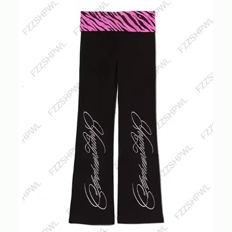 Casual Loose Fit Drawstring Workout Gym Trousers Wide Leg Fitness Fashion Pant Dark Y2K Unisex Streetwear Jogger Pants Men Women
