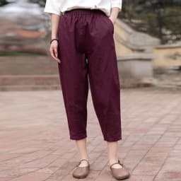 Johnature 2025 New Style Casual Loose Women Calf-length Pants Spring Summer Fashion Solid Cotton Linen Women Pants