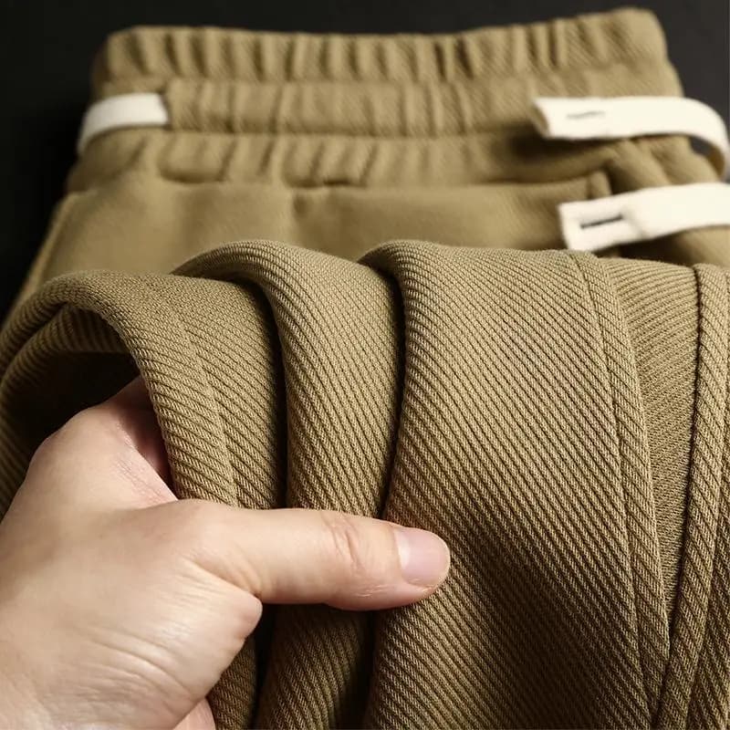 2025 heavy twill leggings casual sweatpants men's spring and autumn loose and thin versatile American sports pants