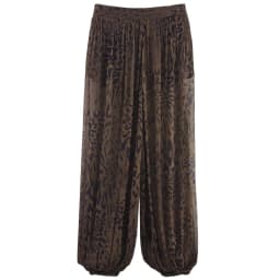 HXAO Animal Print Lantern Pants Women's Pants Autumn 2025 Elegant Pleated Oversized Baggy Trousers Ladies Fashion Wide Leg Pants