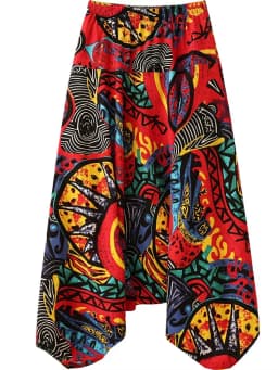 oversized Y2K floral high Waist Casual loose Summer wide leg Cross Pants Women Trousers 2025