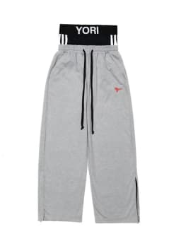Double Waist Big Pocket Workwear Pants European American Spring Autumn Street Style Ankle Tied Casual Trousers