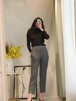 Pants for Women Casual Loose Trendy Wide Leg Miyake High Waist Drape Pleated Korean Suit Aesthetic Straight Folds Sag Summer New
