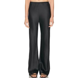 Satin Silk Wide Leg Pants for Women High Waist Baggy Pants Y2K Elegant Lady Party Long Trousers Female Going Out Buttoms