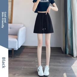 Grey Sports Shorts Women Summer Loose Casual Home Wide Leg High Waist Slimming Outdoor Cotton Three-quarter Length Running Pants