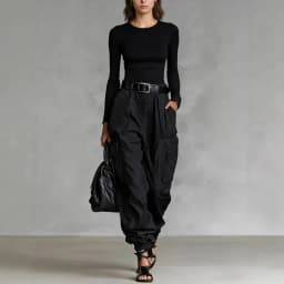 Pantalones De Mujer New High Waist Pocket Solid Color Overalls Women's Summer New Loose Casual Vacation Outdoor Sports Overalls