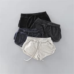 Summer 2026 AA Slim Fit Cotton Fleece Shorts Casual Sports Home Running Hot Pants Women plus Size Trendy Trousers