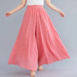 Johnature Ankle-length Pant Casual Loose Elastic Waist Multiple Color Wide Leg Pants 2026 New Clothes National Style Women Pants