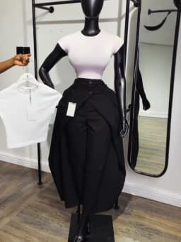 Pant Women Wide Leg Long Pants Slim Fit High Waist Straight Trousers Y2k Streetwear Elegant Splice Work Casual Summer 2026