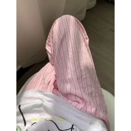 Sweet Pink High Waist Wide-legged Trousers Women 2025 New Korean Casual Striped Drawstring Loose Straight Pant Female