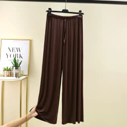 Modal Floor-Length Wide Leg Pants Loose Home Spwear Color Versatile Casual Summer Thin Home Pants Women
