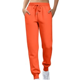 2026 Spring Autumn Women Straight Leg Pants Fashion Solid Color Drawstring Pockets Elastic Thin Casual Trousers Women Sweatpants