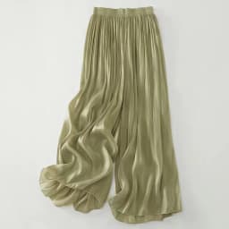 Summer Flowy Gauze Wide Leg Pants Women High Waist Loose Palazzo Trousers Elegant Ankle-Length Draped Pants Soft