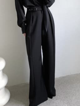Korean Style High Waist Slimming Casual Pants Women's Spring New Small Design Sense Elegant Wide Leg Pants Commute Style