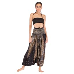 Boho Palazzo Pants Wide Leg Yoga Leggings Big and Plus Size Harem Pants Jumpsuit Hippie Clothes