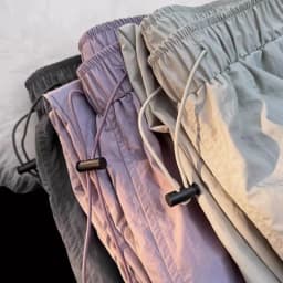 Women's New Loose Drawstring Parachute Pants Harajuku Big Pockets Cargo Pants Summer 2025 Fashion High Waist Wide-Leg Trousers