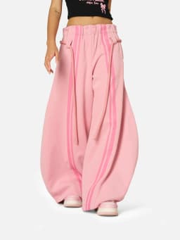 Autumn Street Sweatpants Y2K Aesthetic Slacks Stripes Fashion Personalized Letters Embroidered Casual Wide Leg Pants Trousers