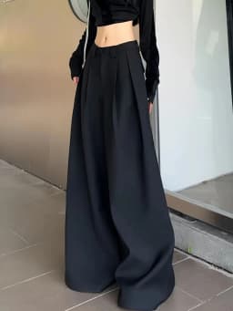 Zoki Chic White Suit Wide Leg Pant Women Elegant Korean High Waist Fashion Trousers Loose Casual Summer Simple Female Pants New