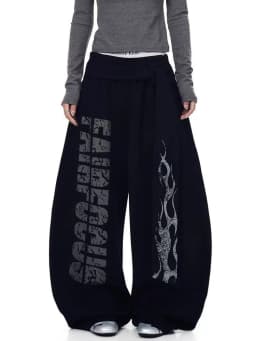 Belt Vintage Y2K Sweatpants Women Harajuku American Hip Hop Loose Wide Leg Pant Bf High Waist Vintage Spring Casual Trousers New