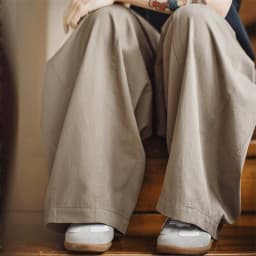 Maden New Casual Khaki Wide Leg Trousers Women's Spring Summer Elastic Waist Pocket Cargo Pants Street Fashion Slimming Bottom