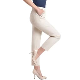 2026 Summer Women Pants Middle-aged Lady Elastic Waist Loose Casual Pants 4XL Pocket Thin Female Straight Trousers 2300