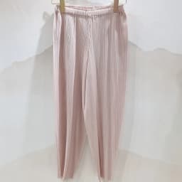 Miyake Pleated Pocket Pencil Pants Women High Fashion Korean Casual Elastic Waist Carrot Cone Pants
