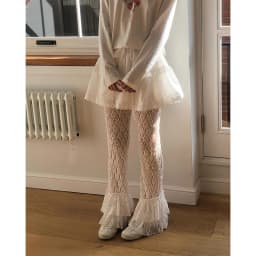 MEXZT Y2K White Lace Flare Pants Women Harajuku Gothic Ruffles Patchwork Black Pants Summer Grunge Korean Fashion Slim Trousers
